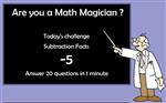 Subtraction Math Magician 